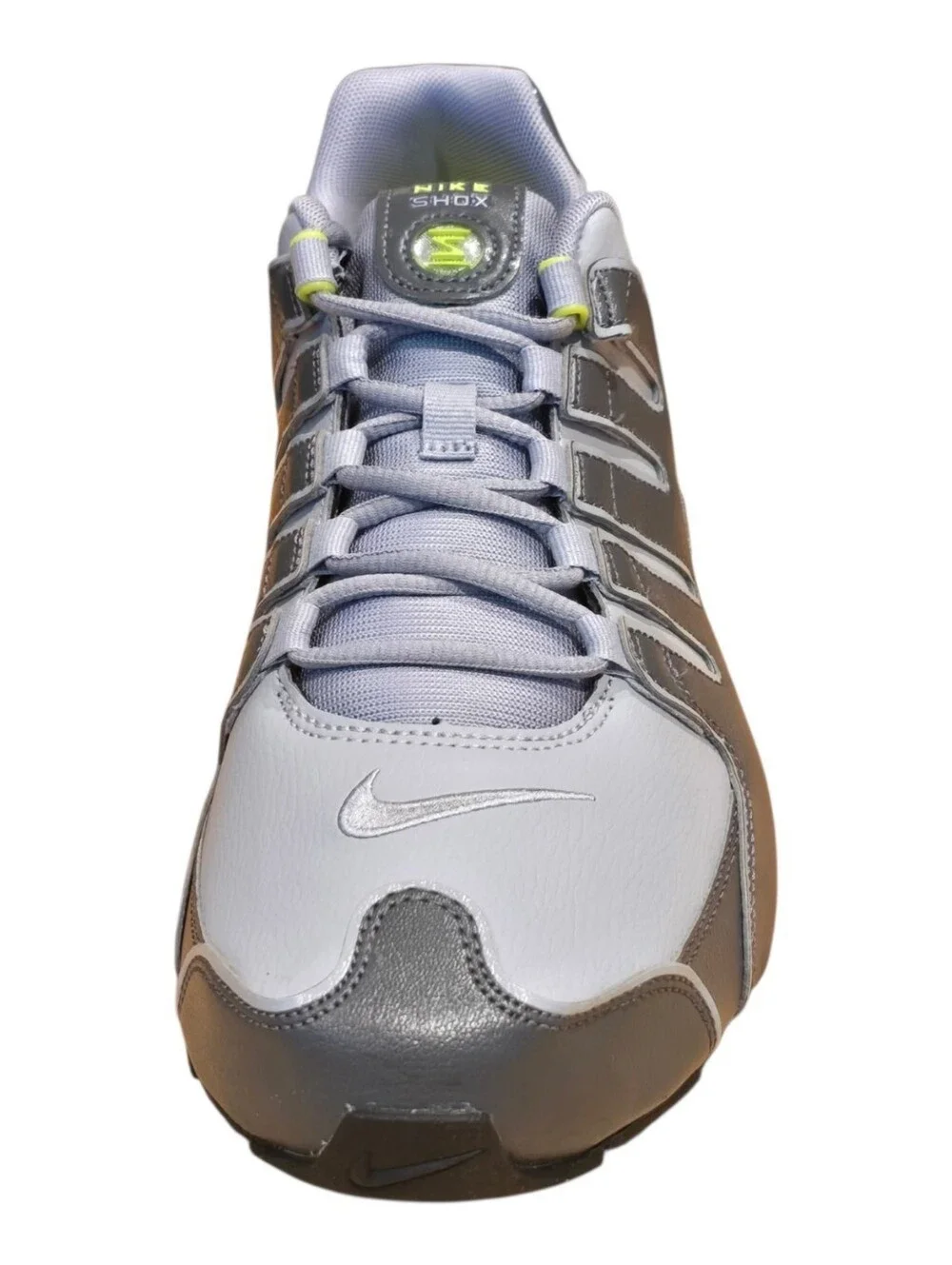 Nike Shox NX Dark Grey Wolf Grey Volt Sneakers 378341-009 Men's Size 10.5 NEW